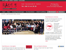 Tablet Screenshot of haus5.info